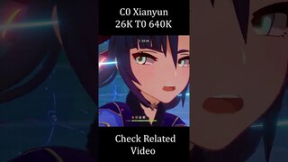 C0 Xianyun 640K F2P Nuke  #xianyun #genshin #genshinimpact #cloudretainer #f2pplayer