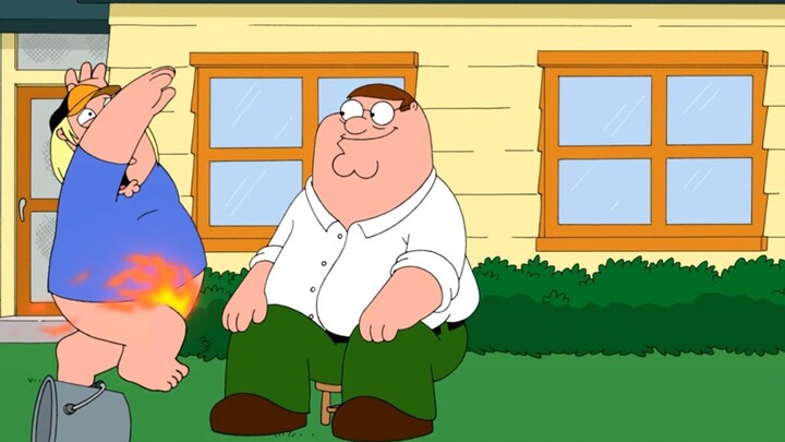 [Family Guy] Chris's unicorn arm is on fire