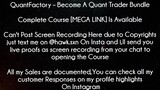 QuantFactory Course Become A Quant Trader Bundle download