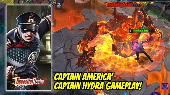 CAPTAIN AMERICA'S CAPTAIN HYDRA SKIN GAMEPLAY | CAPTAIN AMERICA MSW GAMEPLAY