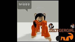 ZelTigerGirl sings Turi ip ip ip but she does quadruped 🐯🎶 (Roblox)