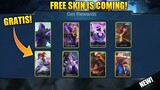 CLAIM YOUR FREE EPIC, SPECIAL, ELITE SKIN TOMORROW - MOBILE LEGENDS BANG BANG