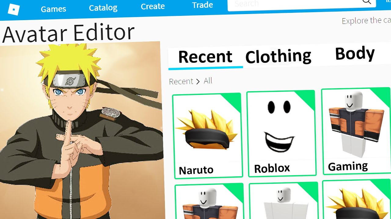 Sở hữu một tải khoản ROBLOX Naruto và sử dụng trình tạo Avatar anime Bilibili để tạo nhân vật Naruto của riêng bạn. Với nhiều tùy chọn và tính năng mới, bạn sẽ có một trải nghiệm tuyệt vời khi tạo ra Avatar của mình trong không gian Naruto.