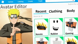 MAKING NARUTO a ROBLOX ACCOUNT