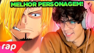 MELHOR QUE O ZORO!! | REACT - Rap do Sanji (One Piece) - APENAS UM TRAGO | NERD HITS