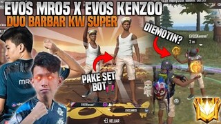 DUO BARBAR EVOS MR05 & EVOS KENZO KW SUPER?! MUSUHNYA GW PANCIIN - FREE FIRE INDONESIA