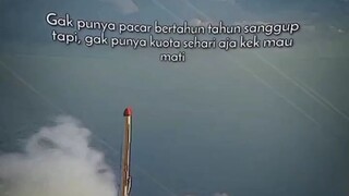 ini yg kurasakan saat tidak ada pulsa 😌