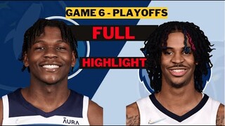 Grizzlies vs Timberwolves FULL HIGHTLIGHT game 6 playoffs April 29th | 2022 NBA Season