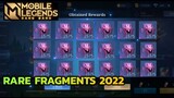 How to get Free Rare Fragments in 2022 || Rare Fragments Trick Mobile Legends || Rare Fragments mlbb