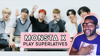 Monsta X (몬스타엑스) plays Superlatives with Seventeen Magazine | REACTION