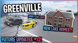 NEW LAKE HOMES?! || Greenville Future Updates #12 || Greenville ROBLOX