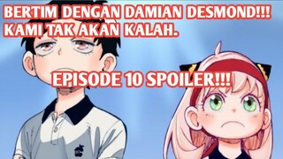 SPY X FAMILY EPISODE 10 - PERMAINAN BOLA LEMPAR, DAMIAN MELINDUNGI ANYA [FULL SPOILER]