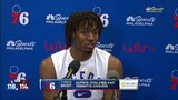 Tyrese Maxey on Joel Embiid: "At 1st I thought it was Tupac. I remembered that it was his birthday!"