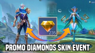 Promo Diamonds Gusion or Karrie Limited Epic Skin? Choose your Rewards | MLBB