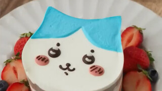 小可爱ちいかわ-定制模具做的小八蛋糕(´ω`)