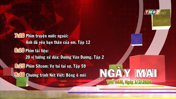 GTCT ngày mai THBT 01/02/2024 (+bonus)