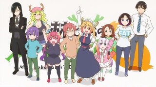 Kobayashi-san Chi no Maid Dragon S OP Full  /『fhána - Ai no Supreme!』/【AMV Lyrics】