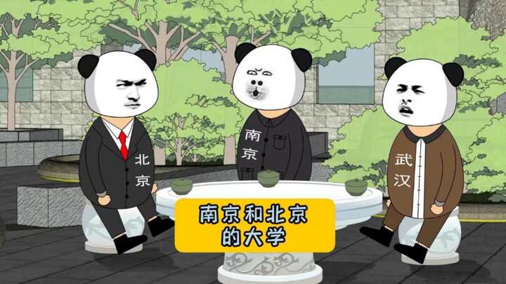 南京和北京的大学简直一模一样！#江苏 #沙雕动画 #江苏十三太保