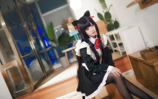 [cos collection] Little sister cosplay my sister, how can there be such a cute black cat Wugeng Liul