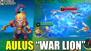 REVIEW AULUS "WAR LION" SKIN M4 PASS LEVEL 45 | MOBILE LEGENDS