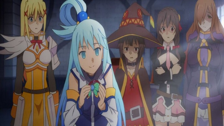 The only time Kazuma was killed by Aqua girls