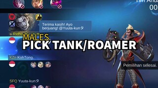 KENAPA ROLE TANK/ROAM JARANG ORANG PAKE