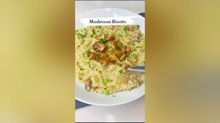 Let's get reddytocook my Mushroom risotto 21dayschallenge vegetarian mushroom peas newyearnewme