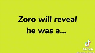 what if.... zoro is a ....