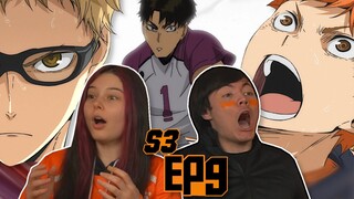 LETS GO KARASUNO!! | Haikyuu!! Season 3 Episode 9 Reaction & Review!