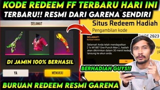 KODE REDEEM FREE FIRE TERBARU 20 MARET 2023 HARI INI