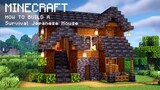 Minecraft: How To Build a Survival Japanese House