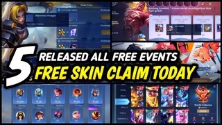 RELEASED TODAY! CLAIM FREE EPIC, LIMITED & COLLECTOR SKIN IN NEW EVENTS - MLBB