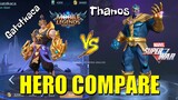 Mobile Legends VS Marvel Super War Hero Compare Side by Side - MLBB VS MSW