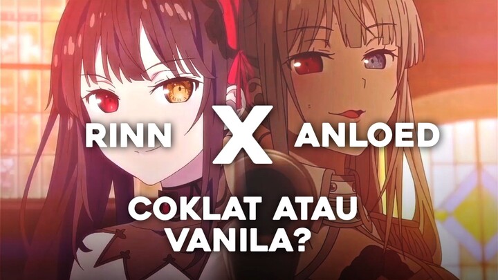 Coklat atau vanila ges? (kurumi and white queen edit)