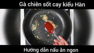 Gà chiên sốt cay kiểu Hàn