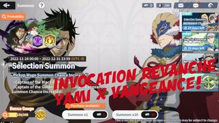 INVOCATION REVANCHE YAMI ET VANGEANCE BLACK CLOVER M RISE OF THE WIZARD KING