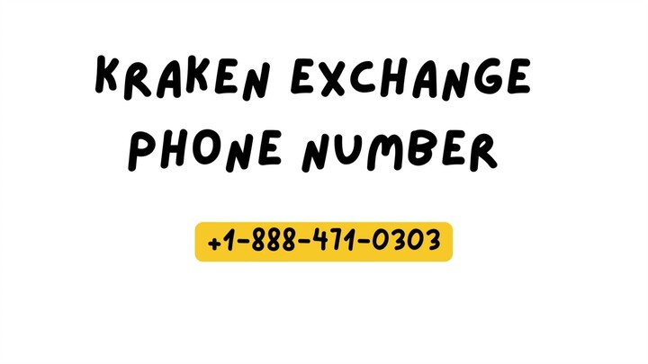 kraken exchange phone number💪.+1-888-471-0303 📞 Kraken helpline … ⌚