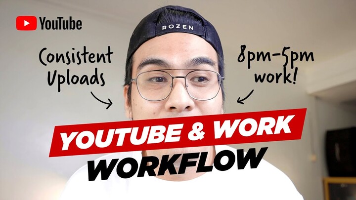 How to Balance YouTube and Work ➡️ Having an 8 to 5 JOB ➡️ WORKFLOW