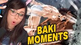 Baki Nockout the pride of America - Baki Moments | Bunnymon REACTS