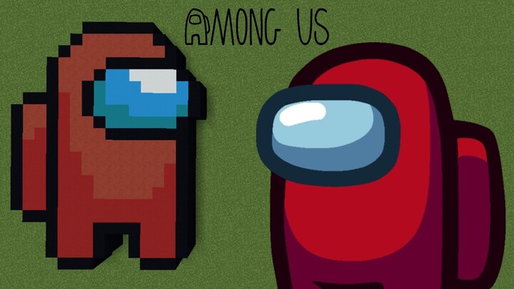 Build Pixel Among Us in Minecraft!