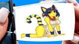 Ankha Zone Vs Ankha Dance  |  Flipbook Animation