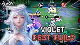 AOV : Violet Celestial Guardian Pro Gameplay | Build Violet - Arena Of Valor