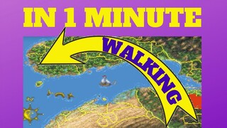 Walk Across the Map in Daggerfall Unity in 1 minute! (Timelapse 4096x)