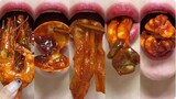 asmr SPICY SEAFOOD BOIL MUKBANG 매운 해물찜 SHRIMP MUSHROOM eating sounds
