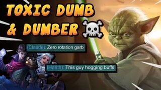 When You Get Dumb & Dumber In Your Team ☠️ | Mobile Legends