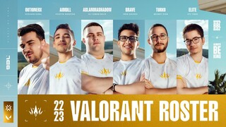 22-23 VALORANT Roster - Jersey Reveal