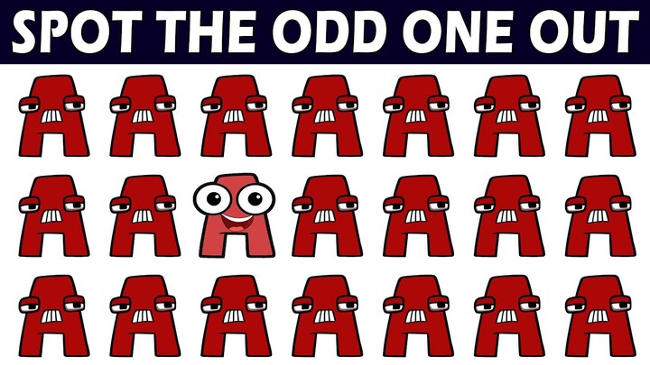 Spot the Odd Alphabet Lore Quiz #237 | Guess the Alphabet Lore  | Spot the difference Alphabet Lore