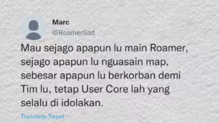 Semangat para roamer 🔥🔥🔥