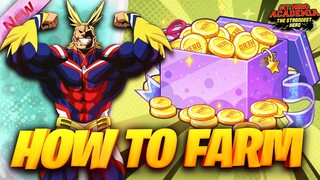 HOW TO FARM HERO COINS 100% F2P in My Hero Academia: Strongest Hero