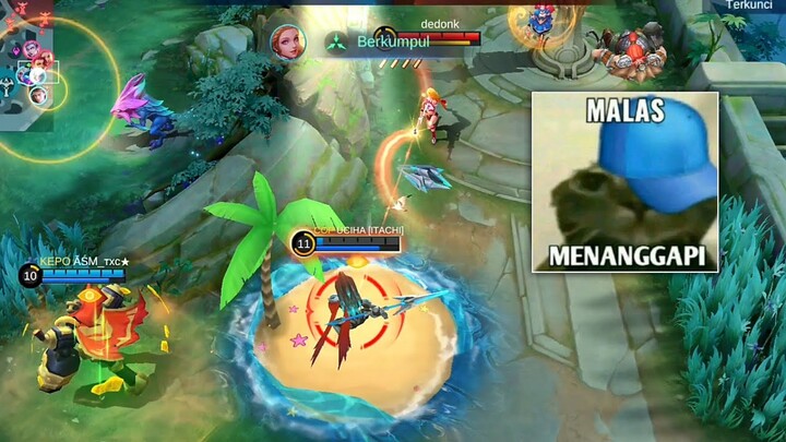 MEME ABSURD MOBILE LEGENDS |kumpulan momen lucu player jam 3 subuh